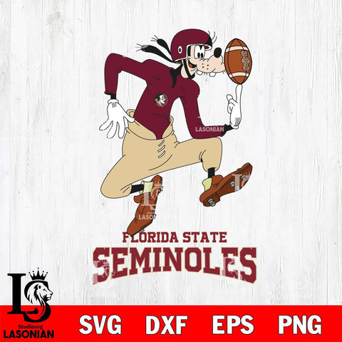 Florida State Seminoles Goofy Circus Football SVG DXF EPS PNG FILE,NCAA svg ,Football Digital Download,Instant Download, Silhouette