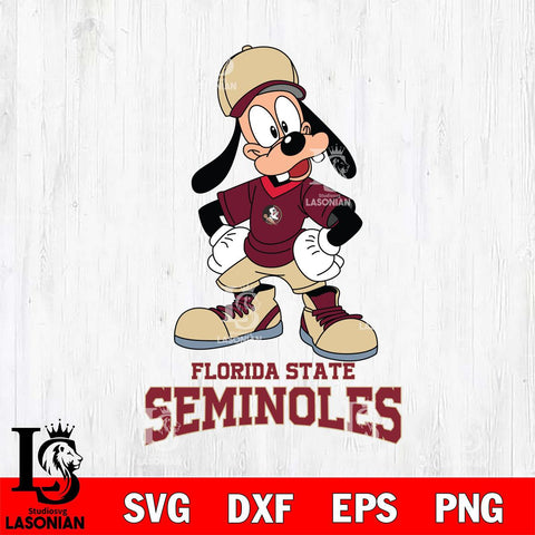Florida State Seminoles Goofy Sport SVG DXF EPS PNG FILE,NCAA svg ,Football Digital Download,Instant Download, Silhouette