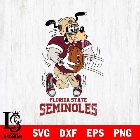 Florida State Seminoles Goofy Sport Football SVG DXF EPS PNG FILE,NCAA svg ,Football Digital Download,Instant Download, Silhouette