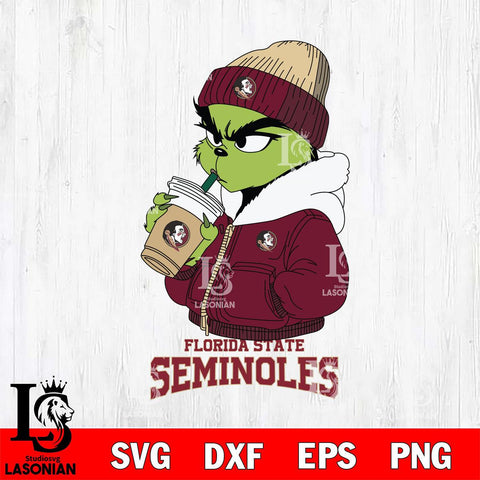 Florida State Seminoles Grinch Bougie Sport Svg Eps Dxf Png File, Digital Download, Instant Download