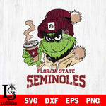 Florida State Seminoles Grinch Cofffe Hoodie Cut Files Cricut, Svg Dxf Eps Png file, Digital download , Silhouette