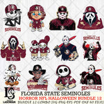 Florida State Seminoles Halloween Bundle 12 SVG Svg Eps Dxf Png File, NCAA bundle svg, Digital Download, Instant Download