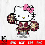 Florida State Seminoles Hello Kitty Cheerleader 11 Svg Eps Dxf Png File, Digital Download, Instant Download