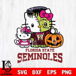 Florida State Seminoles Hello Kitty Horror 10 Svg Eps Dxf Png File, Digital Download