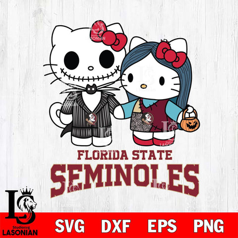 Florida State Seminoles Hello Kitty Horror 11 Svg Eps Dxf Png File, Digital Download