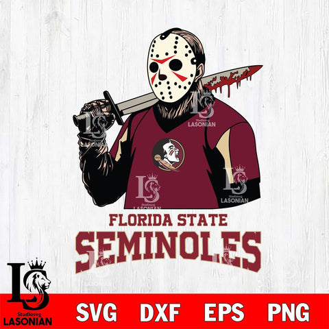 Florida State Seminoles Jason Voorhees 11 Svg Eps Dxf Png File, Digital Download
