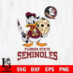 Florida State Seminoles Jason Voorhees 12 Svg Eps Dxf Png File, Digital Download