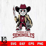 Florida State Seminoles Jason Voorhees 3 Svg Eps Dxf Png File, Digital Download