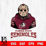 Florida State Seminoles Jason Voorhees 4 Svg Eps Dxf Png File, Digital Download