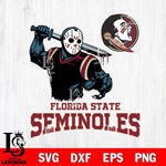 Florida State Seminoles Jason Voorhees 5 Svg Eps Dxf Png File, Digital Download