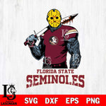 Florida State Seminoles Jason Voorhees 7 Svg Eps Dxf Png File, Digital Download