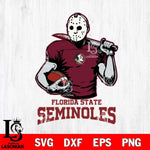 Florida State Seminoles Jason Voorhees 9 Svg Eps Dxf Png File, Digital Download