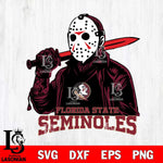 Florida State Seminoles Jason Voorhees Horror 12 Svg Eps Dxf Png File, NCAA svg, Digital Download, Instant Download