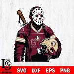 Florida State Seminoles Jason Voorhees Horror 2 Svg Eps Dxf Png File, NCAA svg, Digital Download, Instant Download