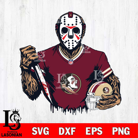 Florida State Seminoles Jason Voorhees Horror 5 Svg Eps Dxf Png File, NCAA svg, Digital Download, Instant Download