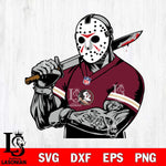 Florida State Seminoles Jason Voorhees Horror 6 Svg Eps Dxf Png File, NCAA svg, Digital Download, Instant Download