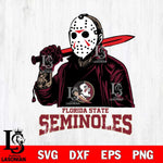 Florida State Seminoles Jason Voorhees Horror Halloween Svg Eps Dxf Png File, NCAA svg, Digital Download, Instant Download