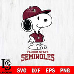 Florida State Seminoles Snoopy Football sport SVG DXF EPS PNG FILE,Snoopy File Cut, NCAA Digital Download,Instant Download,Christmas Silhouette