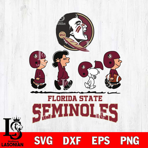 Florida State Seminoles Snoopy Sport 12 Svg Eps Dxf Png File, Digital Download