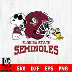 Florida State Seminoles Snoopy Sport 2 Svg Eps Dxf Png File, Digital Download