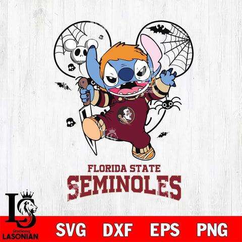 Florida State Seminoles Stitch Michael Halloween Svg Eps Dxf Png File, Digital Download, Instant Download