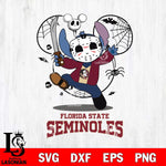 Florida State Seminoles Stitch jason voorhees Halloween Svg Eps Dxf Png File, Digital Download, Instant Download