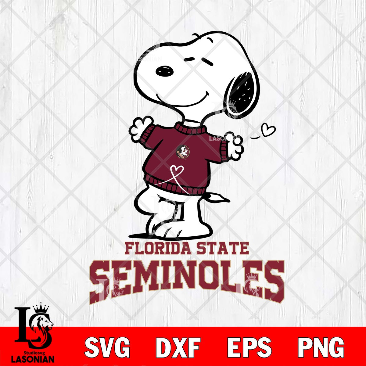 Fsu Cartoon Florida State Seminoles snoopy cartoon illustration File cut , Criucut ...