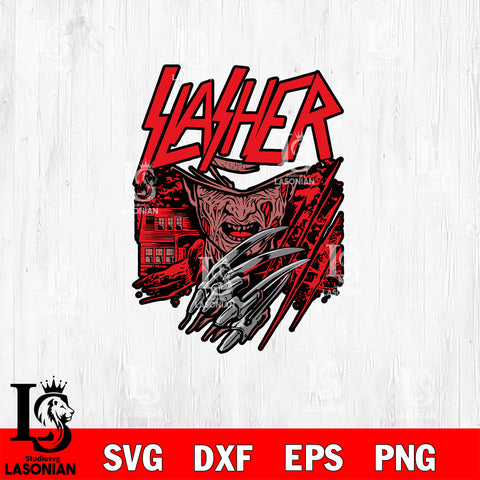 Freddy Krueger Slayher Svg Eps Dxf Png File, Digital Download, Instant Download