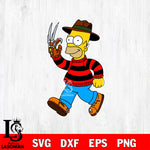Freddy Simpson SVG DXF EPS PNG FILE, Halloween File Cut, Digital Download,Instant Download, Silhouette,Horror Cricut