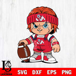 Fresno State Bulldogs Chucky Horror 5 Svg Eps Dxf Png File, NCAA svg, Digital Download, Instant Download