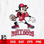 Fresno State Bulldogs Goofy Disney, Svg Eps Dxf Png File, Digital Download