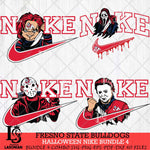 Fresno State Bulldogs Halloween Nike NCAA Bundle 4 Svg Eps Dxf Png File, Digital Download, Instant Download