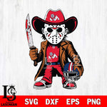 Fresno State Bulldogs Jason Voorhees Horror Svg Eps Dxf Png File, NCAA svg, Digital Download, Instant Download