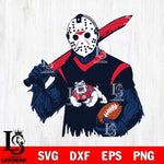 Fresno State Bulldogs Jason Voorhees Horror Halloween 2 Svg Eps Dxf Png File, NCAA svg, Digital Download, Instant Download