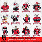 Fresno State Bulldogs Jason Voorhees NCAA Bundle 12 SVG Svg Eps Dxf Png File, Digital Download