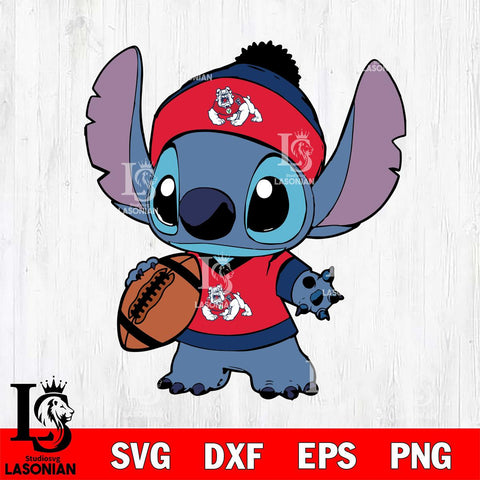 Fresno State Bulldogs Stitch Svg Eps Dxf Png File, NCAA svg, Digital Download, Instant Download