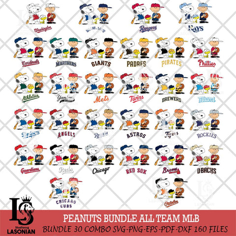 Game the Peanuts Sport MLB Svg Eps Dxf Png File,Big Bundle MLB File Cut,Digital Download,Instant Download,MLB Svg Files