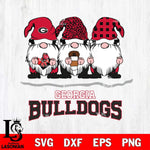 Georgia Bulldogs Gnomes Coffee Svg Eps Dxf Png File, Digital Download, Instant Download