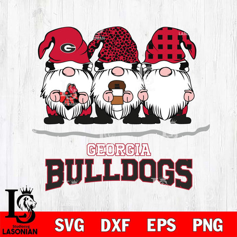 Georgia Bulldogs Gnomes Coffee Svg Eps Dxf Png File, Digital Download, Instant Download