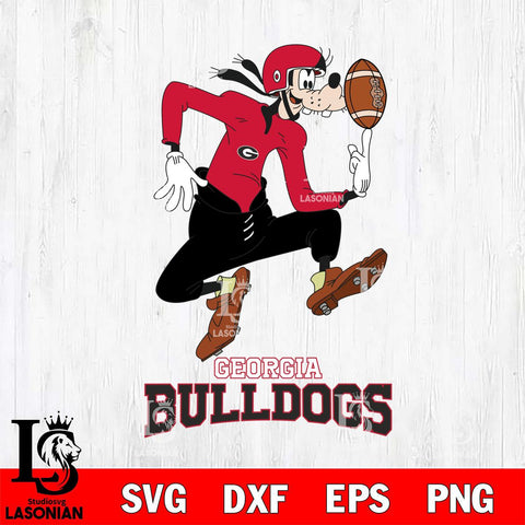 Georgia Bulldogs Goofy Circus Football SVG DXF EPS PNG FILE,NCAA svg ,Football Digital Download,Instant Download, Silhouette