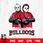 Georgia Bulldogs Jason Voorhees 8 Svg Eps Dxf Png File, Digital Download