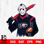 Georgia Bulldogs Jason Voorhees Horror Halloween 2 Svg Eps Dxf Png File, NCAA svg, Digital Download, Instant Download