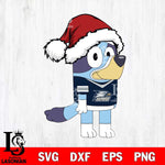 Georgia Southern Eagles Bluey Cartoon Christmas Svg Eps Dxf Png File, Digital Download, Instant Download