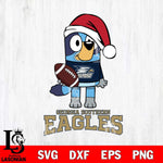 Georgia Southern Eagles Bluey Christmas Svg Eps Dxf Png File, Digital Download
