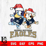 Georgia Southern Eagles Bluey Christmas Holiday Svg Eps Dxf Png File, Digital Download