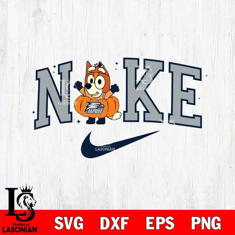 Georgia Southern Eagles Bluey Halloween Nike NCAA Svg Eps Dxf Png File, Digital Download, Instant Download