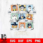 Georgia Southern Eagles Bluey Halloween Sport Svg Eps Dxf Png File, Digital Download, Instant Download
