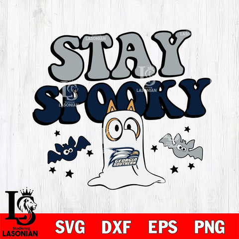 Georgia Southern Eagles Bluey Halloween Stay Spooky Svg Eps Dxf Png File, Digital Download, Instant Download