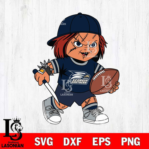 Georgia Southern Eagles Chucky Horror 10 Svg Eps Dxf Png File, NCAA svg, Digital Download, Instant Download