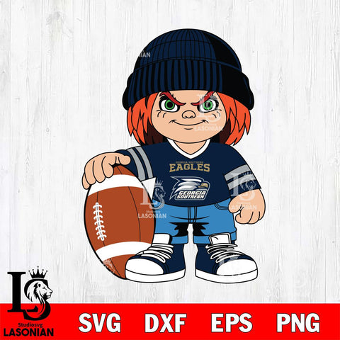 Georgia Southern Eagles Chucky Horror 4 Svg Eps Dxf Png File, NCAA svg, Digital Download, Instant Download